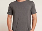 Boody Men's Crew Neck T-Shirt Dark Grey Marl Small