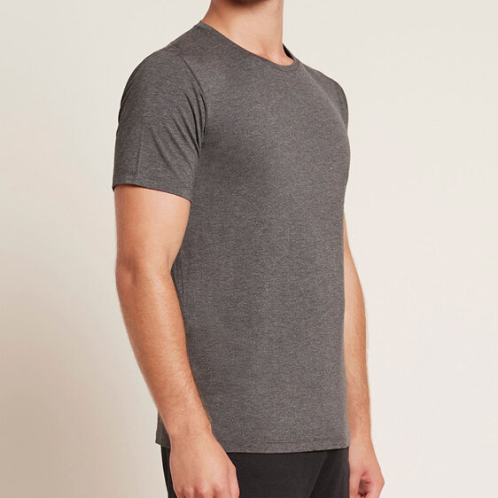 Boody Men's Crew Neck T-Shirt Dark Grey Marl XL