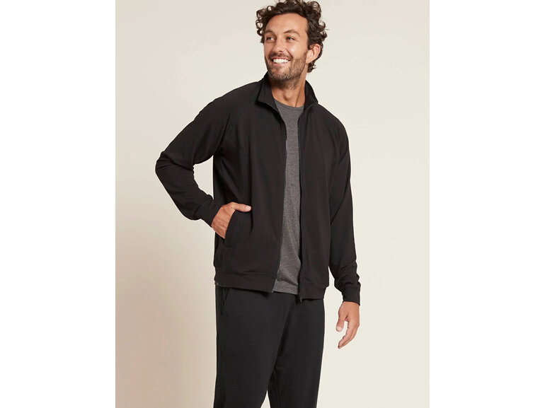 Boody Men's Essential Zip-Up Jacket - Black / XL
