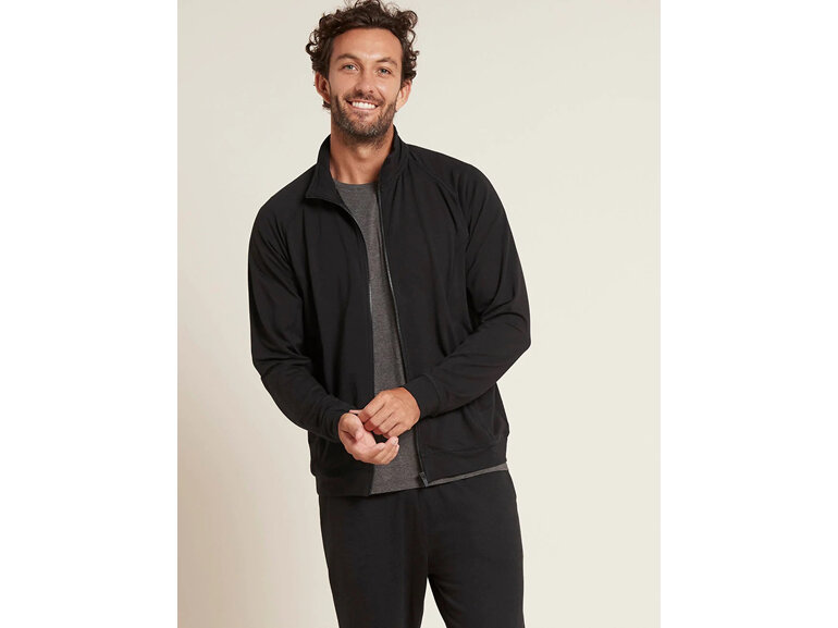Boody Men's Essential Zip-Up Jacket - Black / XL