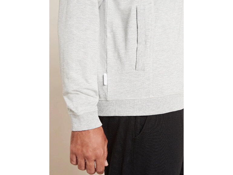 Boody Men's Essential Zip-Up Jacket - Grey Marl / XL