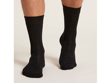 Boody Men's Everyday Crew Socks - 2.0 - Black / 6-11