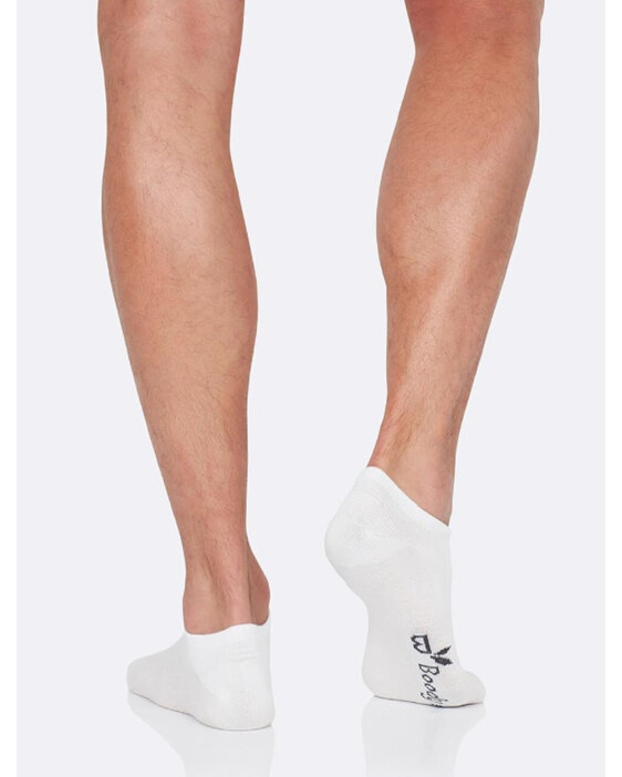 Boody Men's Low Cut Sneaker Socks White  6-11