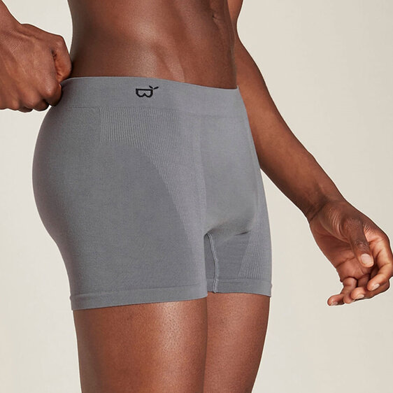 Boody Men's Original Boxers Grey Large