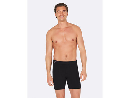 Boody Men's Original Mid Length Trunks Black Large