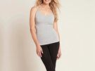 Boody Women's Cami Top Light Grey Marl Large