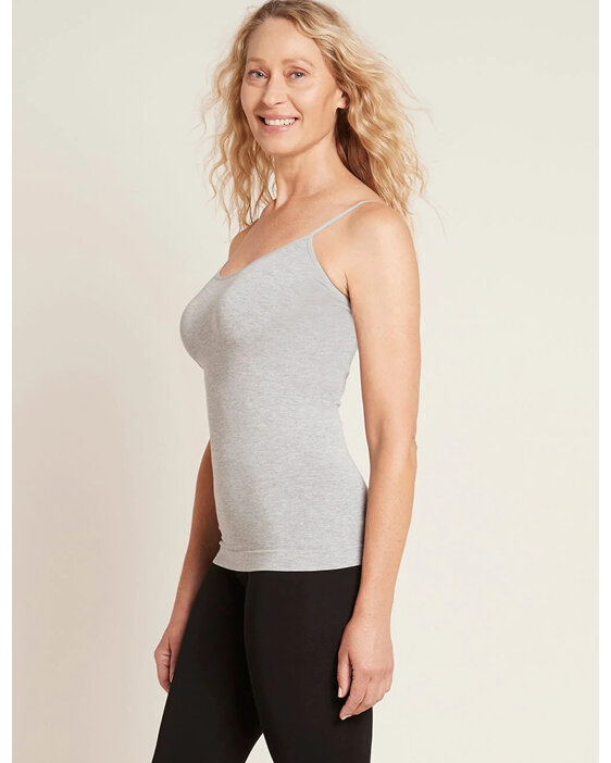 Boody Women's Cami Top Light Grey Marl Large