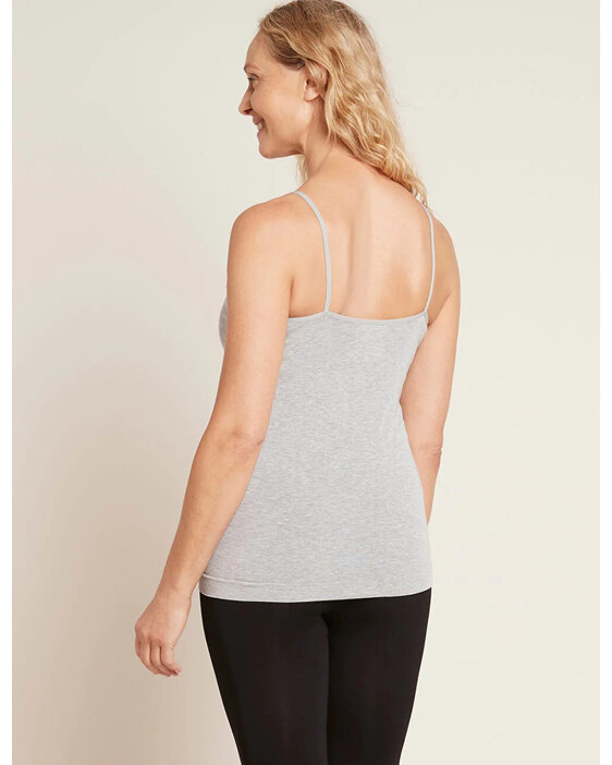 Boody Women's Cami Top Light Grey Marl Large