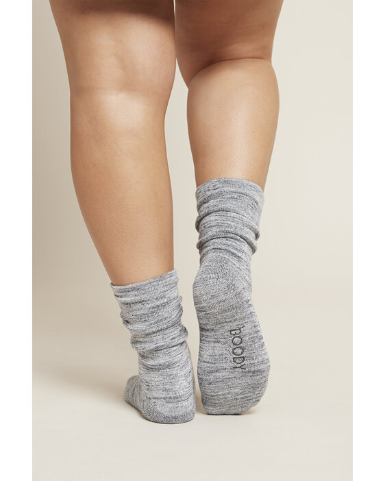 Boody Women's Chunky Bed Socks - Dove Marl / OS