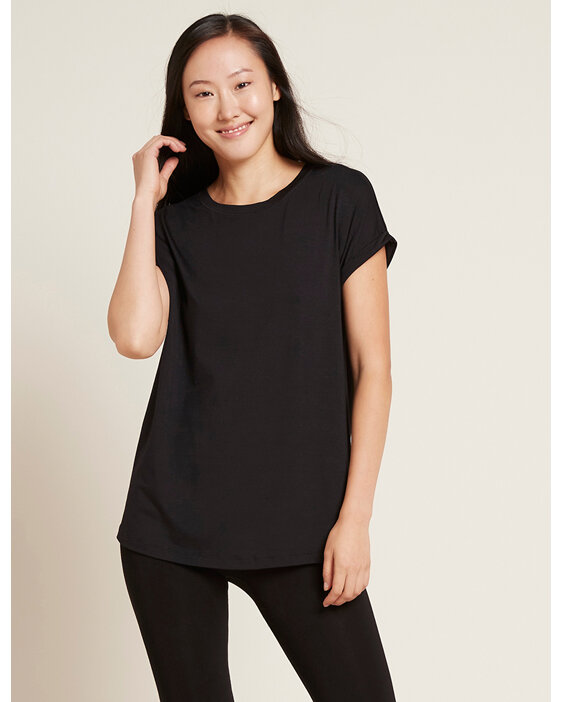 Boody Women's Downtime Lounge Top - Black / S