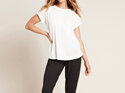 Boody Women's Downtime Lounge Top - Natural White / M