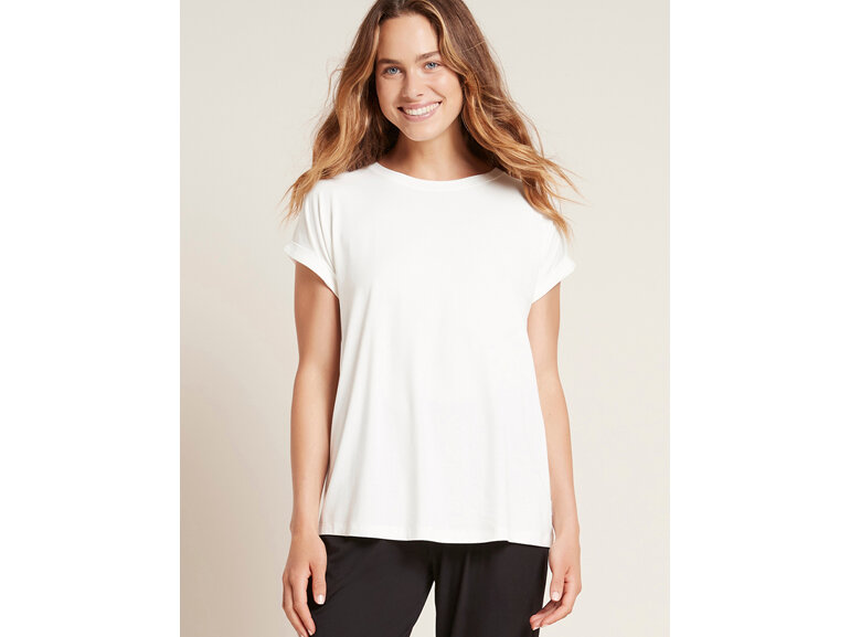 Boody Women's Downtime Lounge Top - Natural White / M