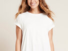 Boody Women's Downtime Lounge Top - Natural White / S