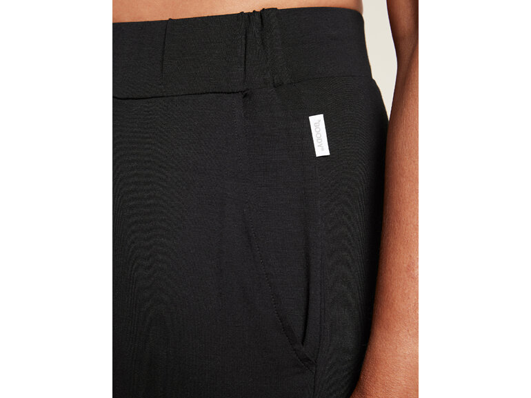 Boody Women's Downtime Wide Leg Lounge Pant - Black / L