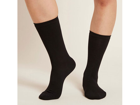 Boody Women's Everyday Crew Socks - 2.0 - Black / 3-9