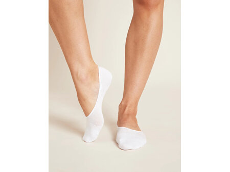 Boody Women's Everyday Low-Cut Hidden Socks - White / 3-9