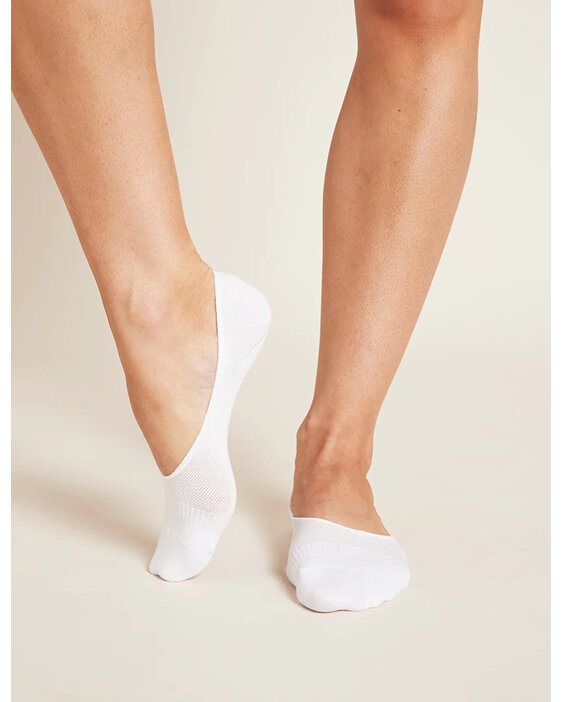 Boody Women's Everyday Low-Cut Hidden Socks - White / 3-9