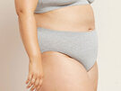 Boody Women's Full Brief Light Grey Marl Medium