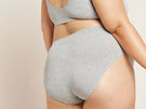 Boody Women's Full Brief Light Grey Marl Medium