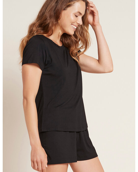 Boody Women's Goodnight Sleep Tee - Black / L