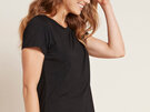 Boody Women's Goodnight Sleep Tee - Black / M