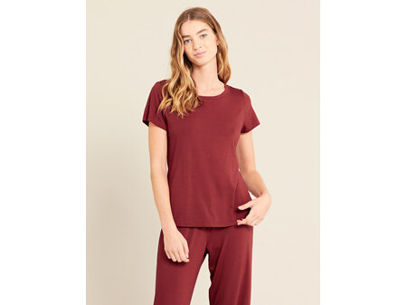 Boody Women's Goodnight Sleep Tee - Ruby / L