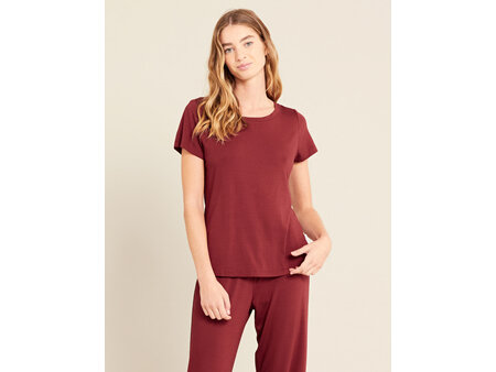 Boody Women's Goodnight Sleep Tee - Ruby / L