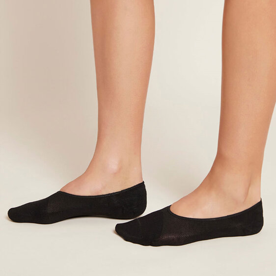 Boody Women's Hidden Socks - 2.0 - Black / 3-9