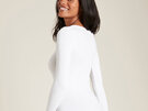 Boody Women's Long Sleeve Top White Large