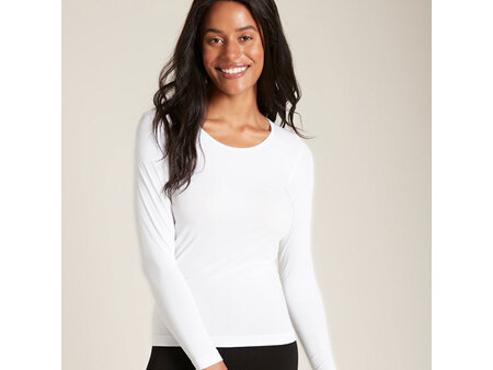 Boody Women's Long Sleeve Top White Large