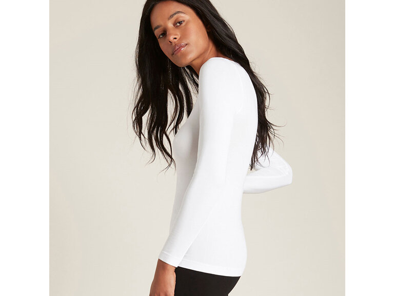 Boody Women's Long Sleeve Top White Large