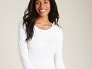 Boody Women's Long Sleeve Top White Small