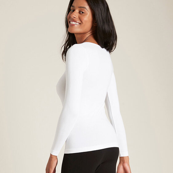 Boody Women's Long Sleeve Top White XL
