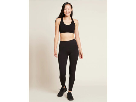 Boody Women's Motivate Full-Length High-Waist Tights - Black / S