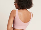 Boody Women's Ribbed Seamless Bra - Dusty Pink / L