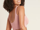 Boody Women's Ribbed Seamless Bra - Dusty Pink / S