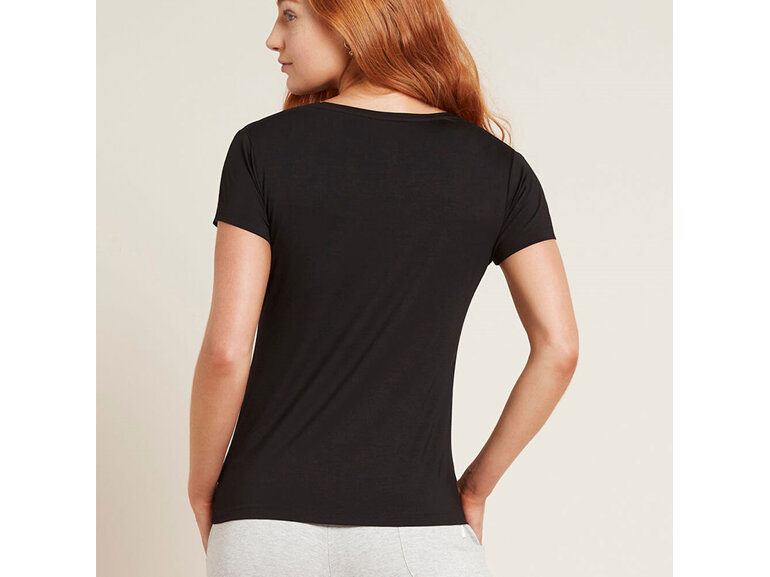 Boody Women's V-neck T-shirt Black XL