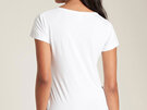 Boody Women's V-neck T-shirt White Large