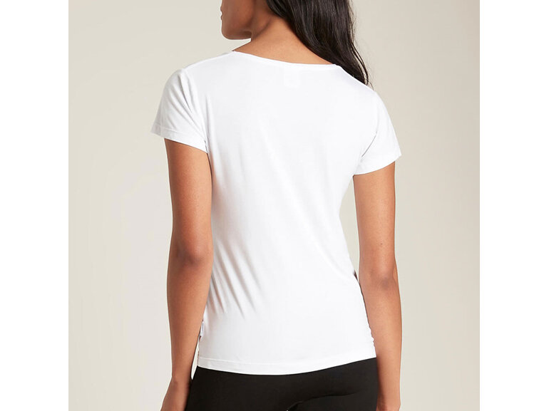Boody Women's V-neck T-shirt White Small