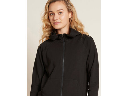 Boody Women's Weekend Zip-Up Hoodie - Black / S