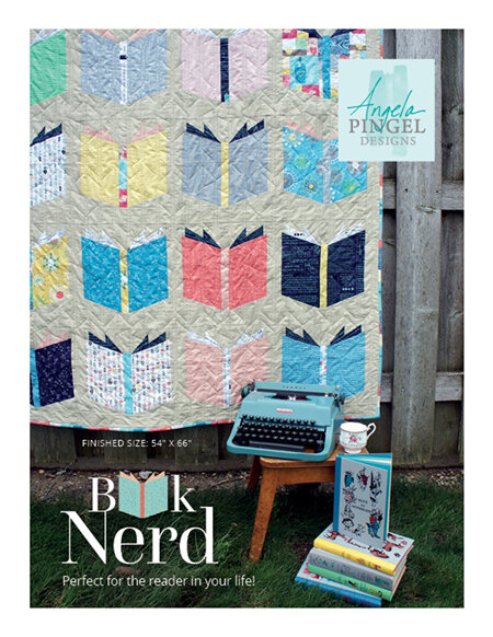 Book Nerd Quilt Pattern from Angela Pingel