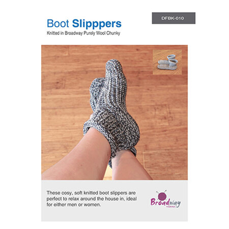 Boot Slippers Pattern