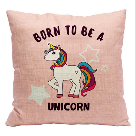 Born to be a Unicorn Woven Cushion Cover
