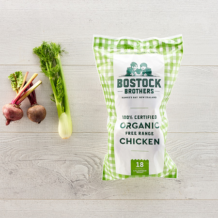 Bostocks Organic Free Range Chicken Whole Sizes