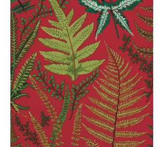 Botanical Ferns Red PWSL003103