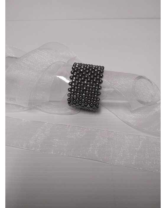 #bracelet#corsage#pearl#grey