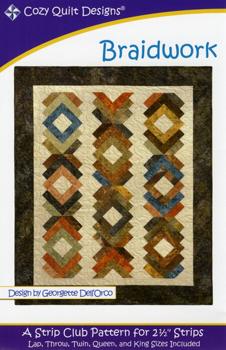 Braidwork Quilt Pattern by Cozy Quilt Designs