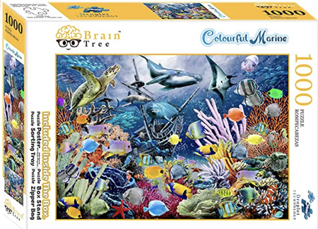 Braintree 1000 Piece Jigsaw Puzzle: Colorful Marine
