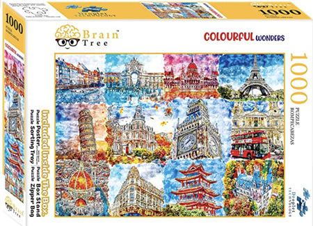 Braintree 1000 Piece Jigsaw Puzzle: Colourful Wonders