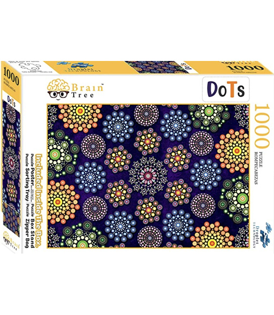 Braintree 1000 Piece Jigsaw Puzzle: Dots buy at www.puzzlesnz.co.nz
